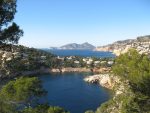 Secluded bay near the port of Andratx Majorca