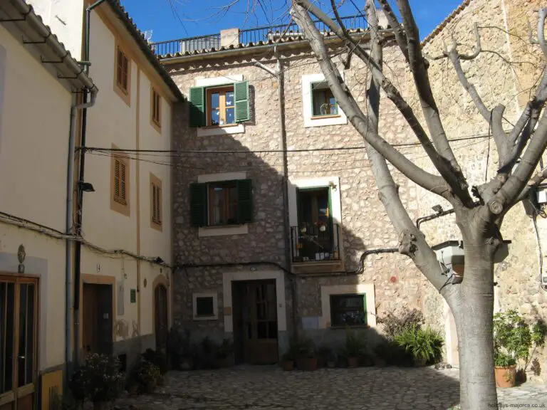 A small courtyard in Bunyola Majorca