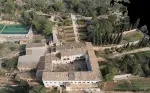 Aerial photo of the Raixa gardens estate in Bunyola Majorca
