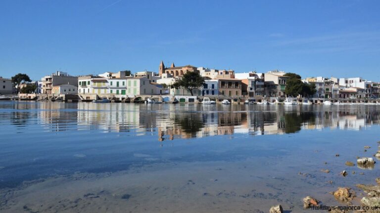 Bendinat harbour area of Porto Colom Majorca