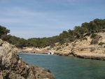 Looking towards the Cala Falco beach Majorca