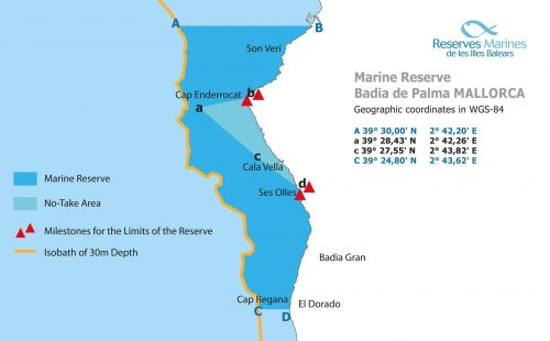 Palma bay marine reserve map