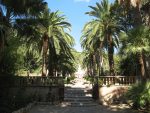 The entrance to the garden at Alfabia Majorca