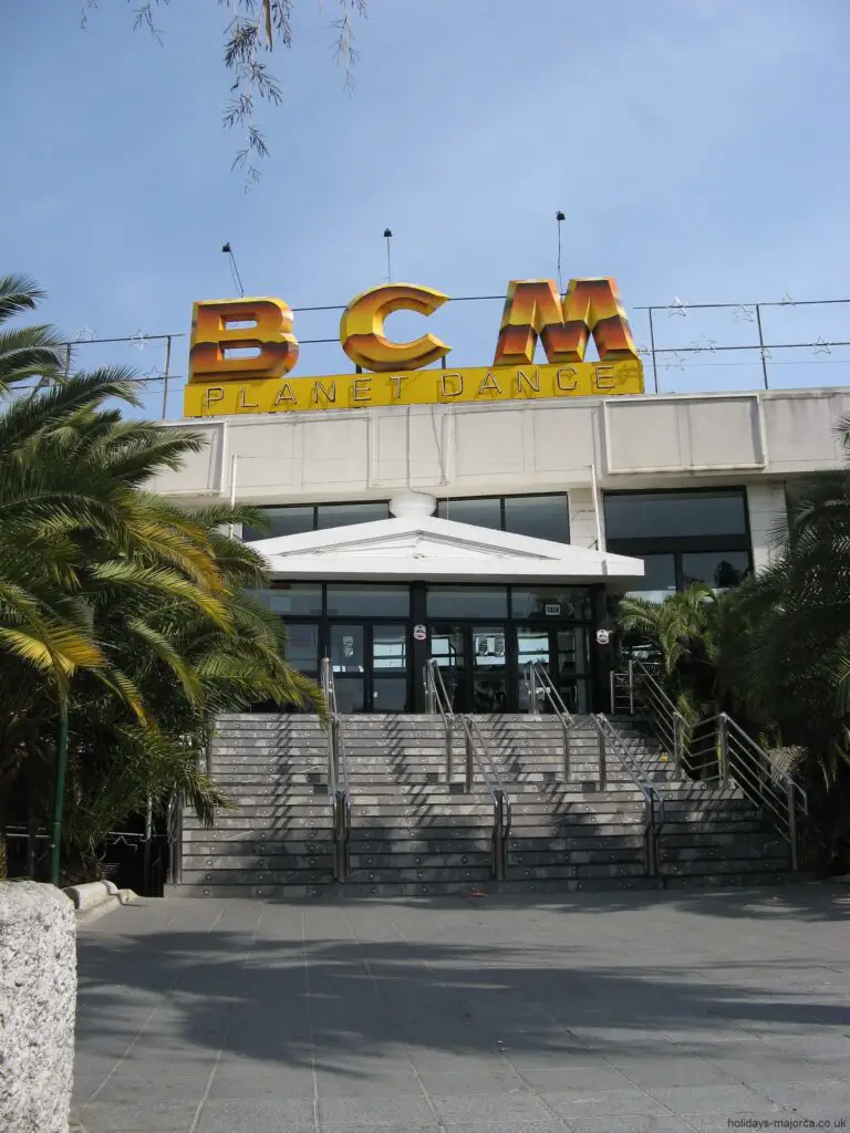 BCM entrance in Magaluf Majorca