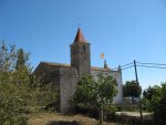 Back and side of the church at Galilea Majorca