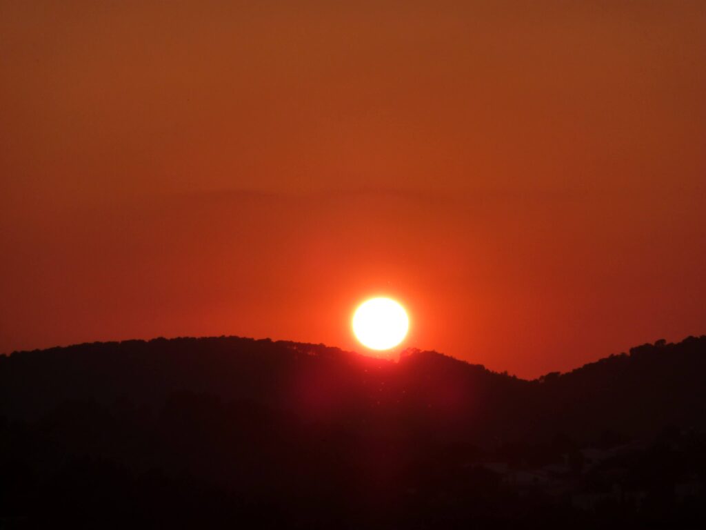 Day out pics Majorca sunset