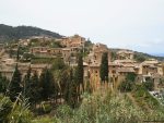 Deia's terraced houses in Majorca