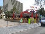 Entrace to the Happy Inn bar in Magaluf Majorca