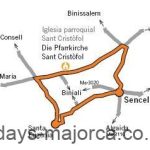 Majorca Cycling Route 5 from Sencelles and Santa Eugènia