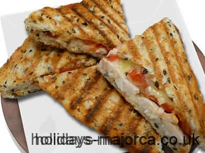 Majorcan toasted sandwiches