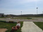 One of the corners at the Magaluf kart racing circuit Majorca