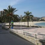 Palma Nova beach and promenade Majorca