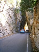 Road down to Torrent de Pareis Majorca