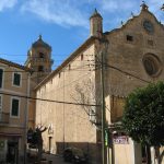 The church in the centre of Bunyola Majorca