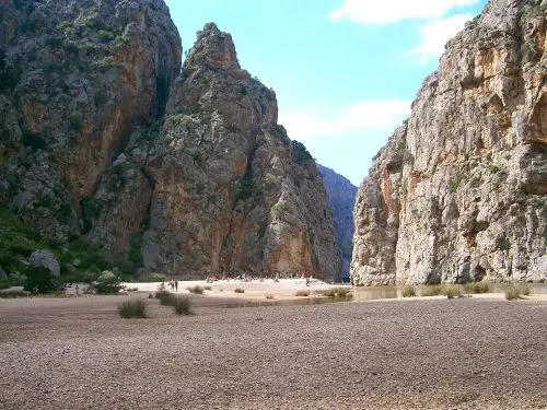 The ravine at the Torrent de Pareis Majorca