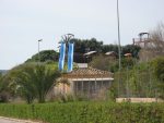 Two steep slides at Aqualand Magaluf Majorca