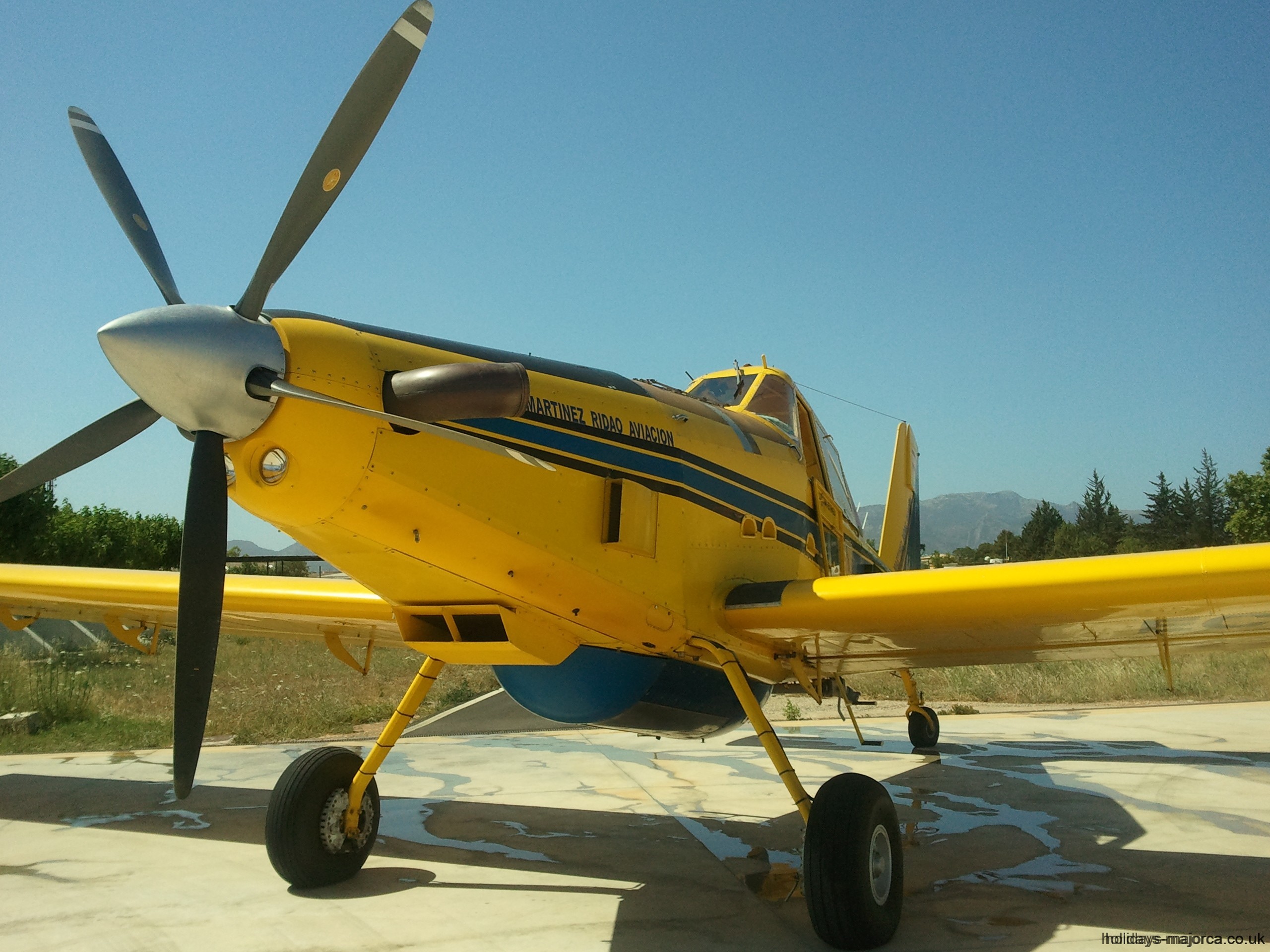 A firefighting plane disappears in mid-flight near Pollensa