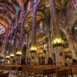 Palma Cathedral internal pillars
